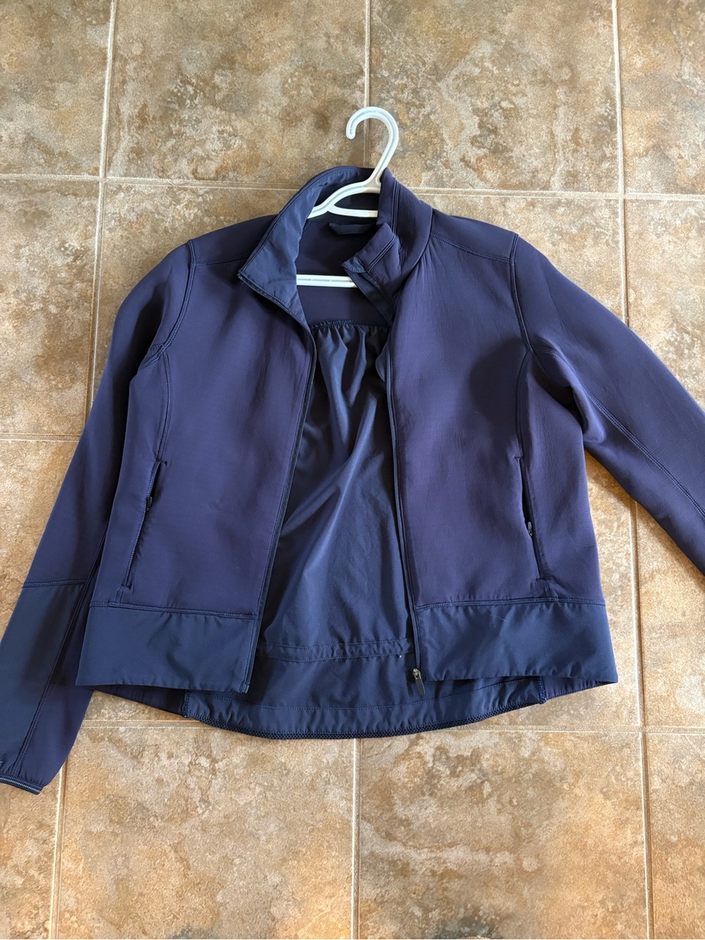 Lululemon Navy Zip-Front Jacket - Classic Lightweight Layer